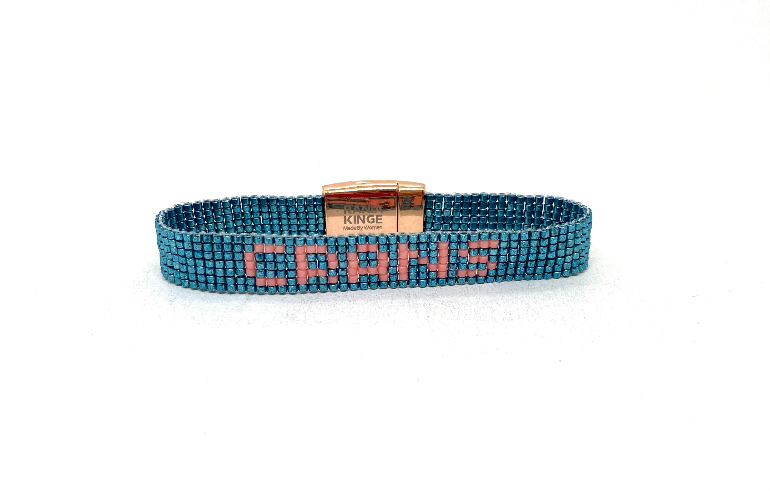 Crans metallic miyuki bracelet