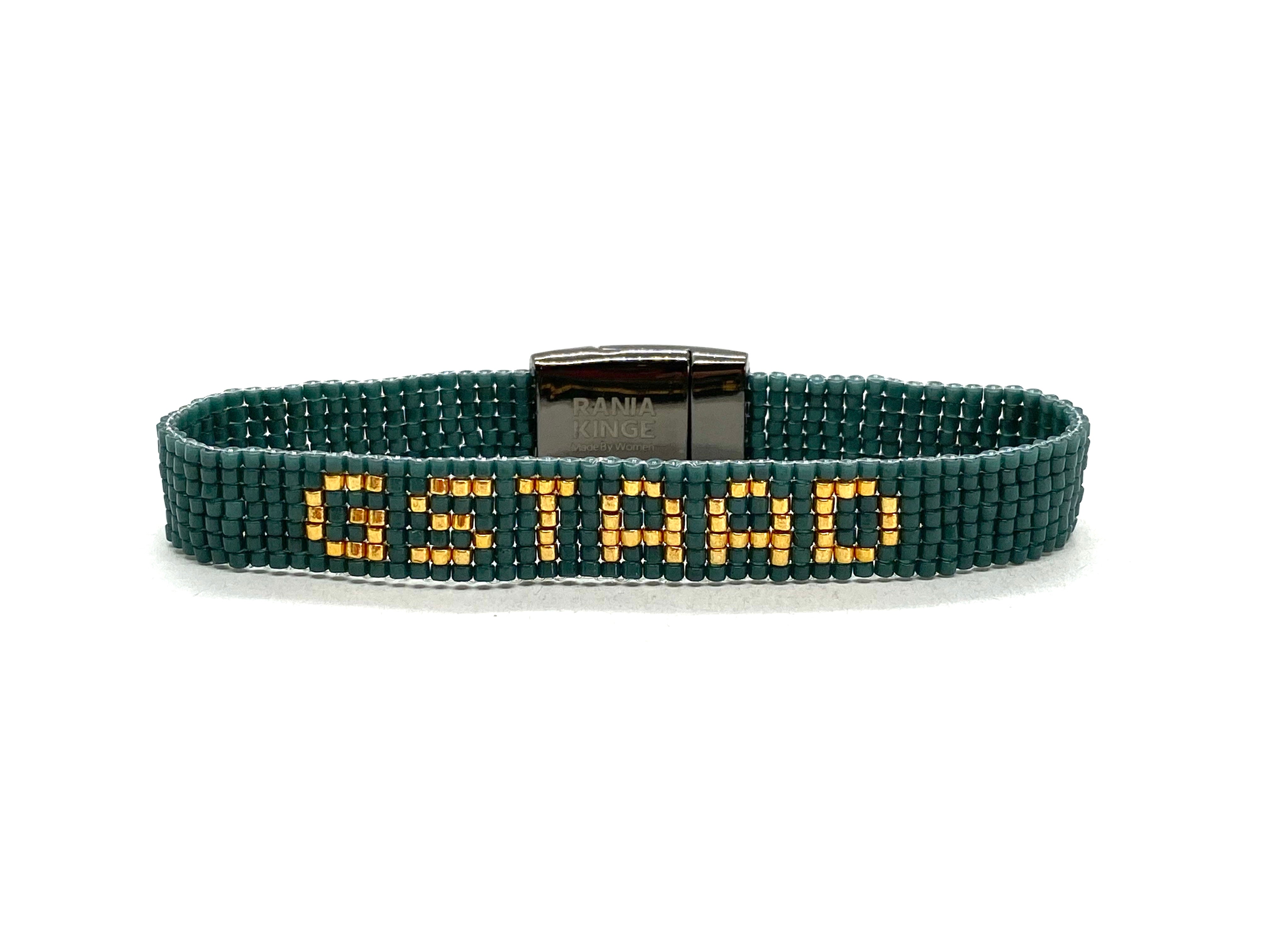 Gstaad metallic miyuki bracelet