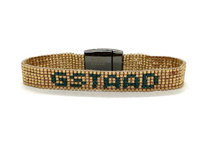 Gstaad metallic miyuki bracelet