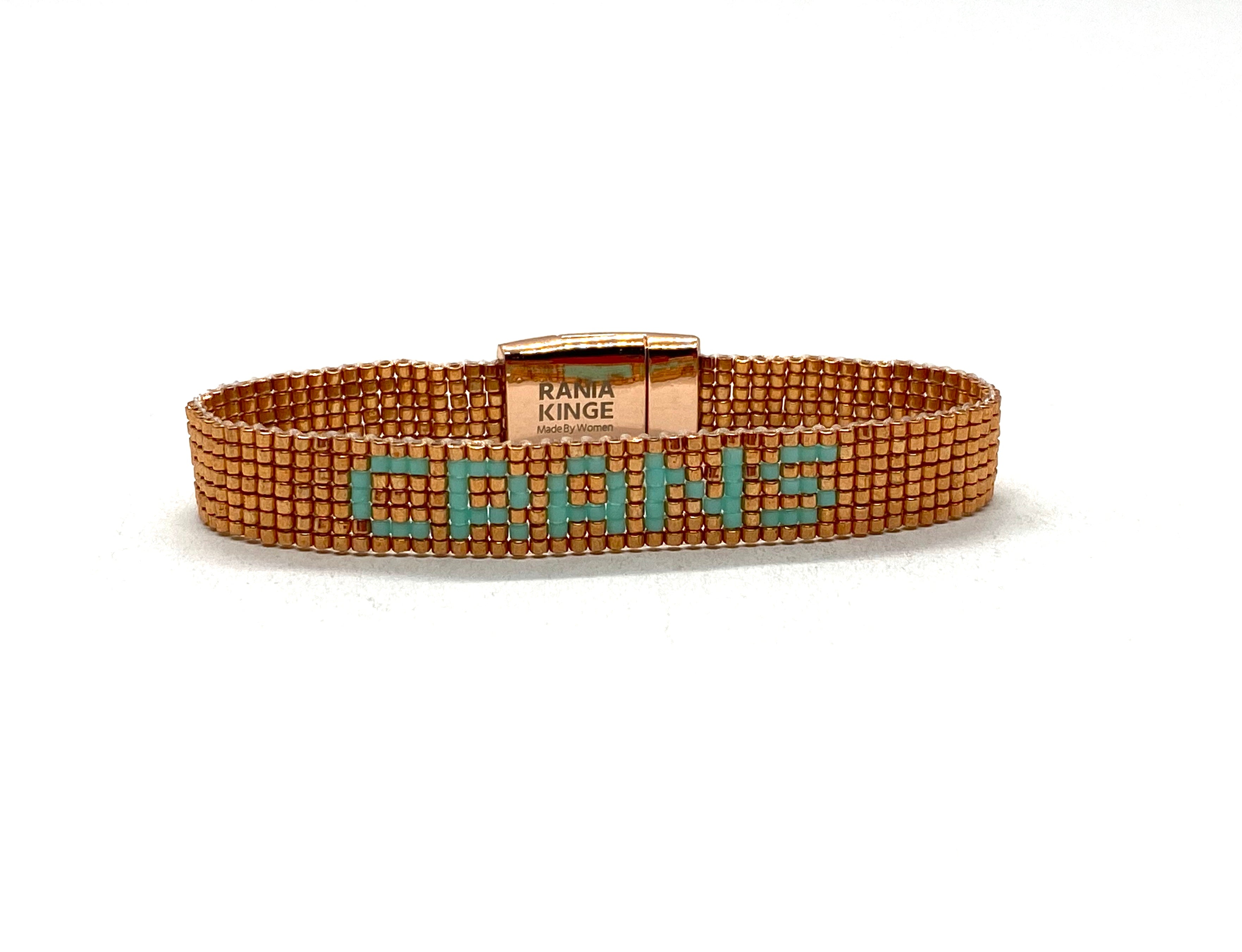 Crans metallic miyuki bracelet