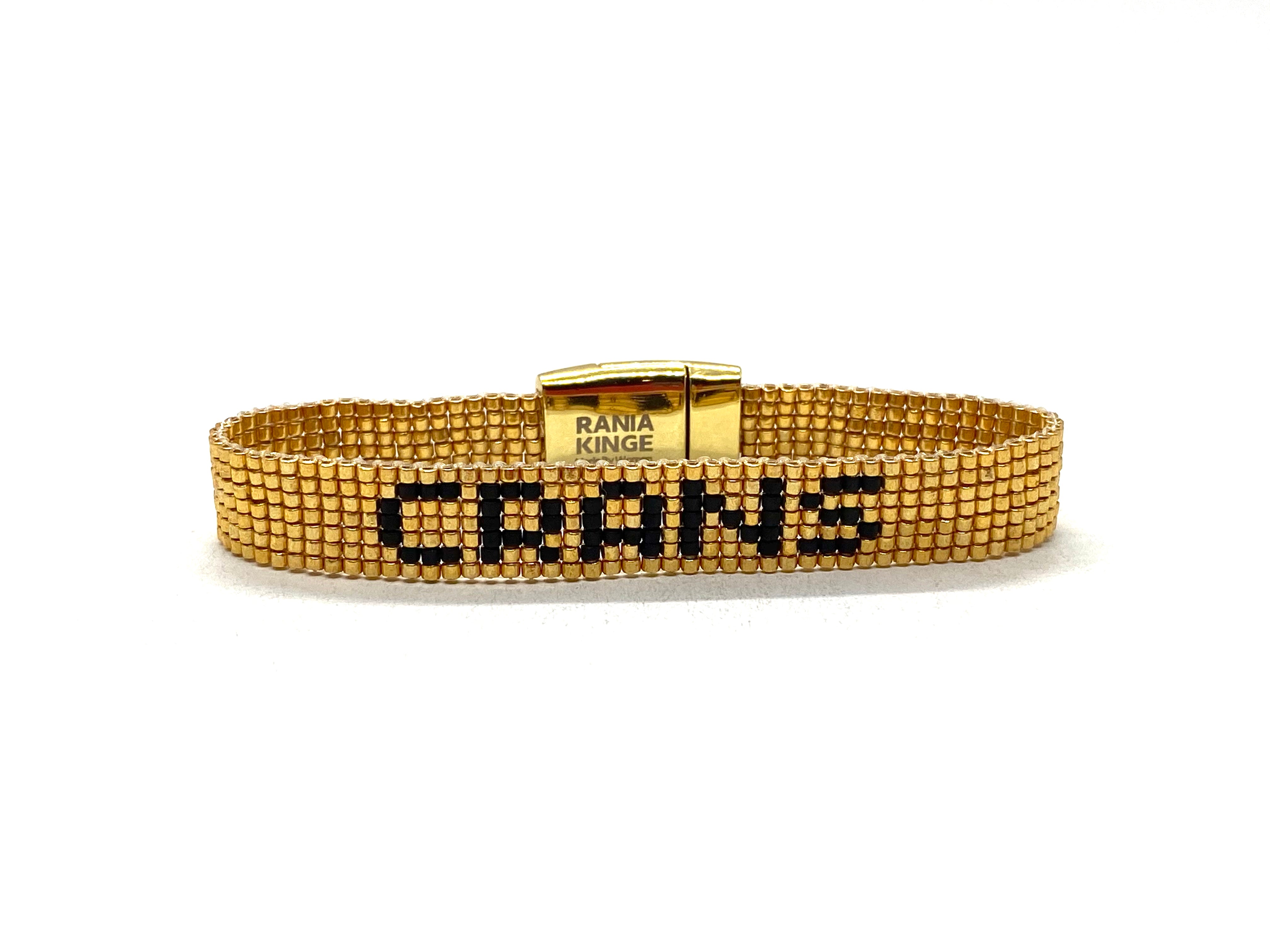 Crans metallic miyuki bracelet