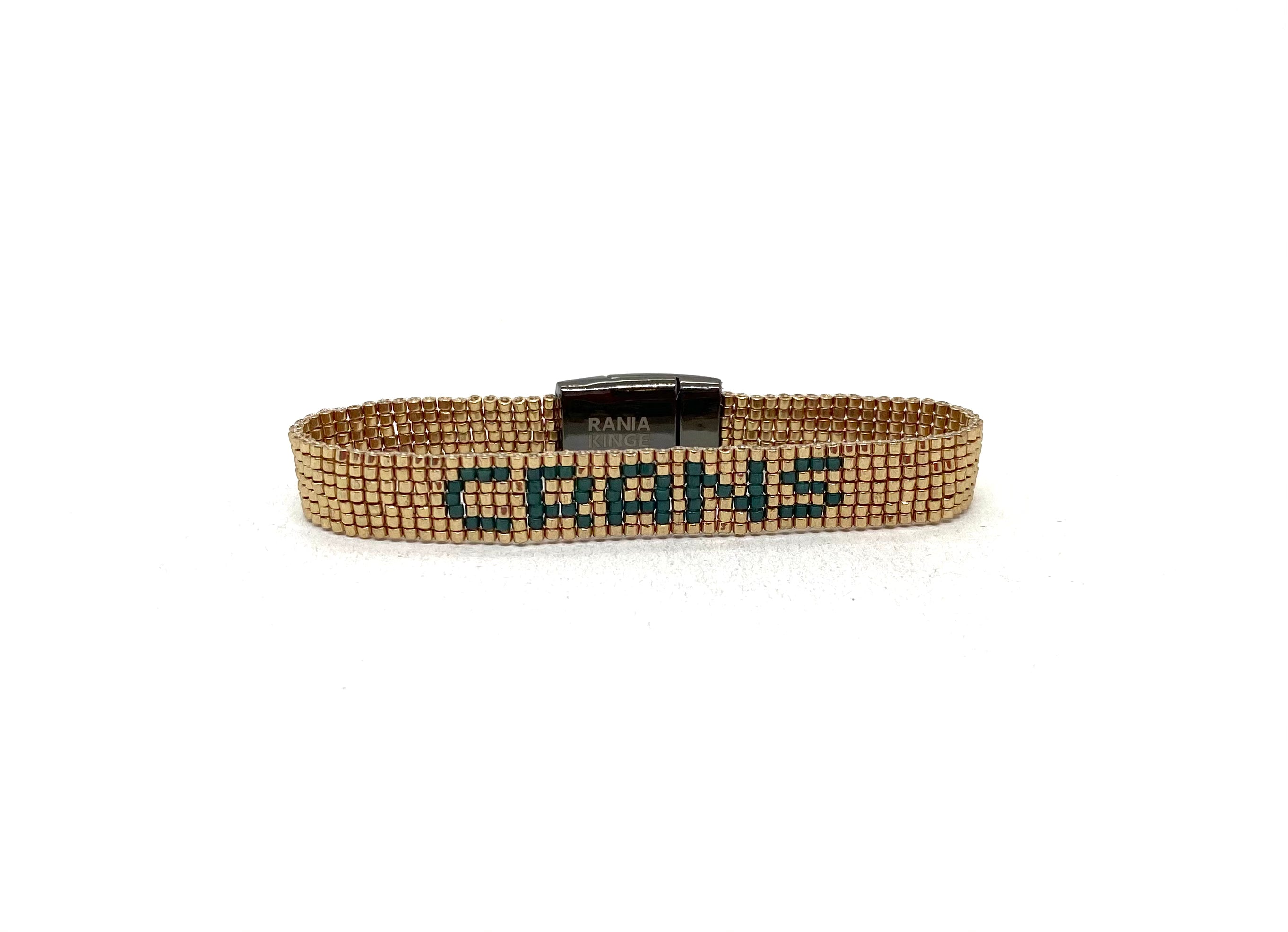 Crans metallic miyuki bracelet