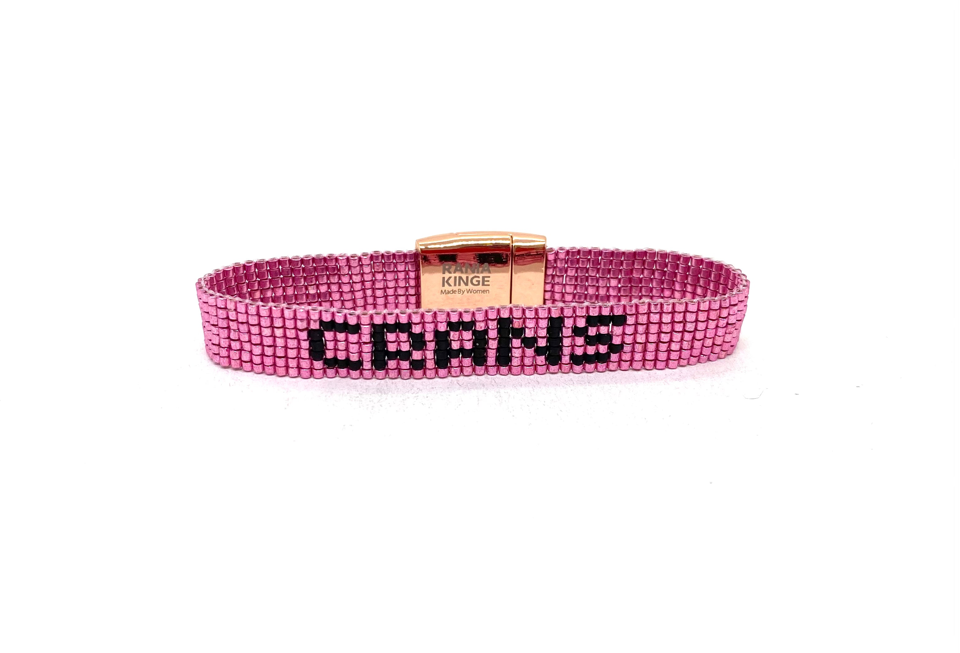 Crans metallic miyuki bracelet