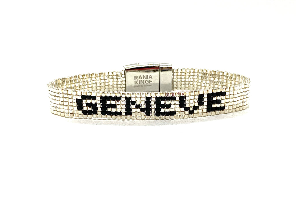 Genève metallic miyuki bracelet