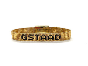 Gstaad metallic miyuki bracelet