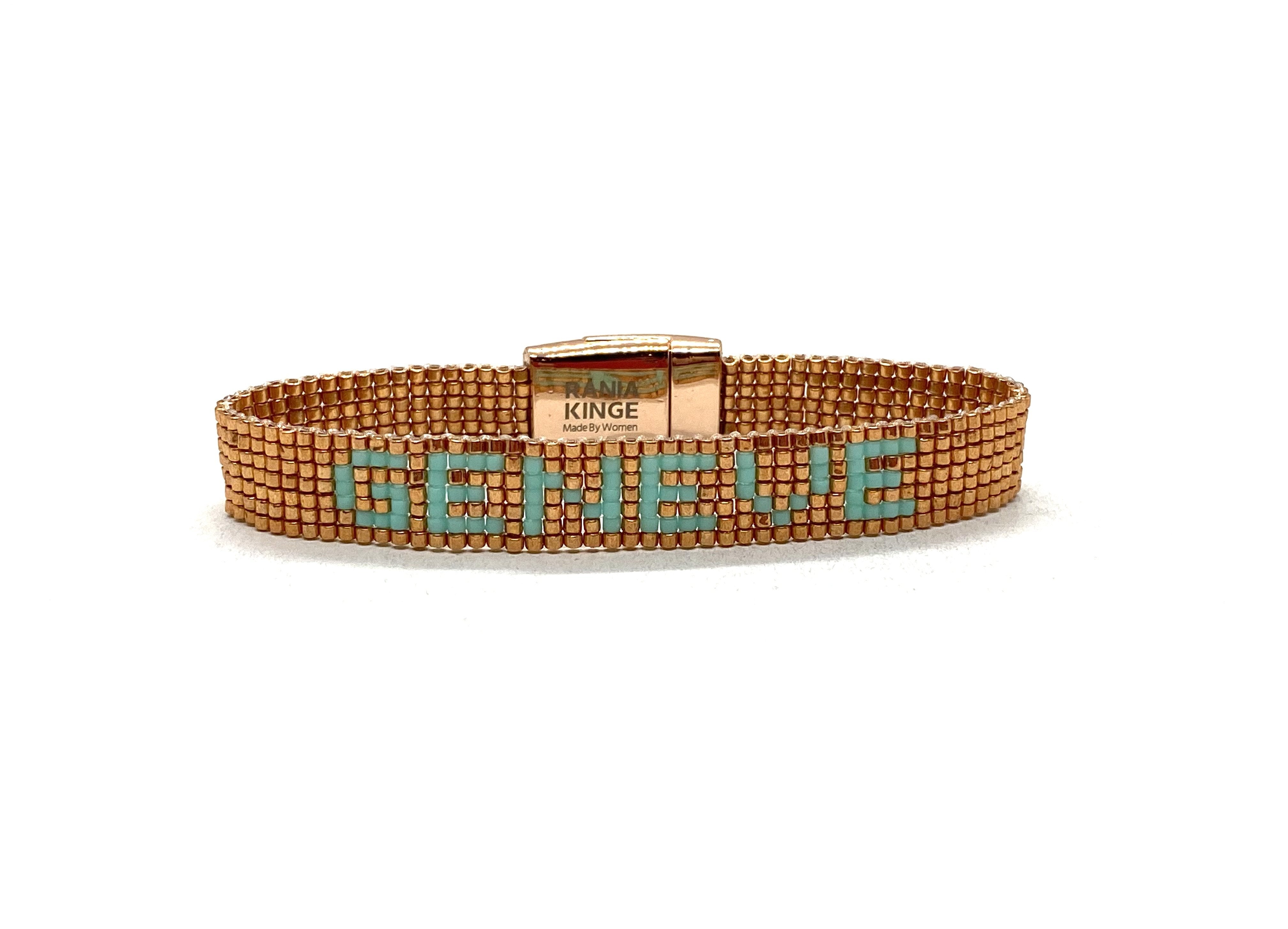 Genève metallic miyuki bracelet