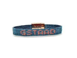 Gstaad metallic miyuki bracelet