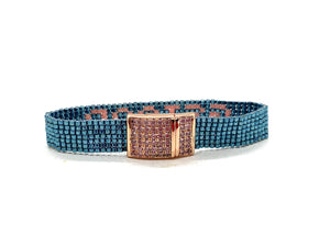 Gstaad metallic miyuki bracelet
