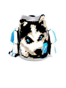 Baby Huski bag, quadruple tassels.