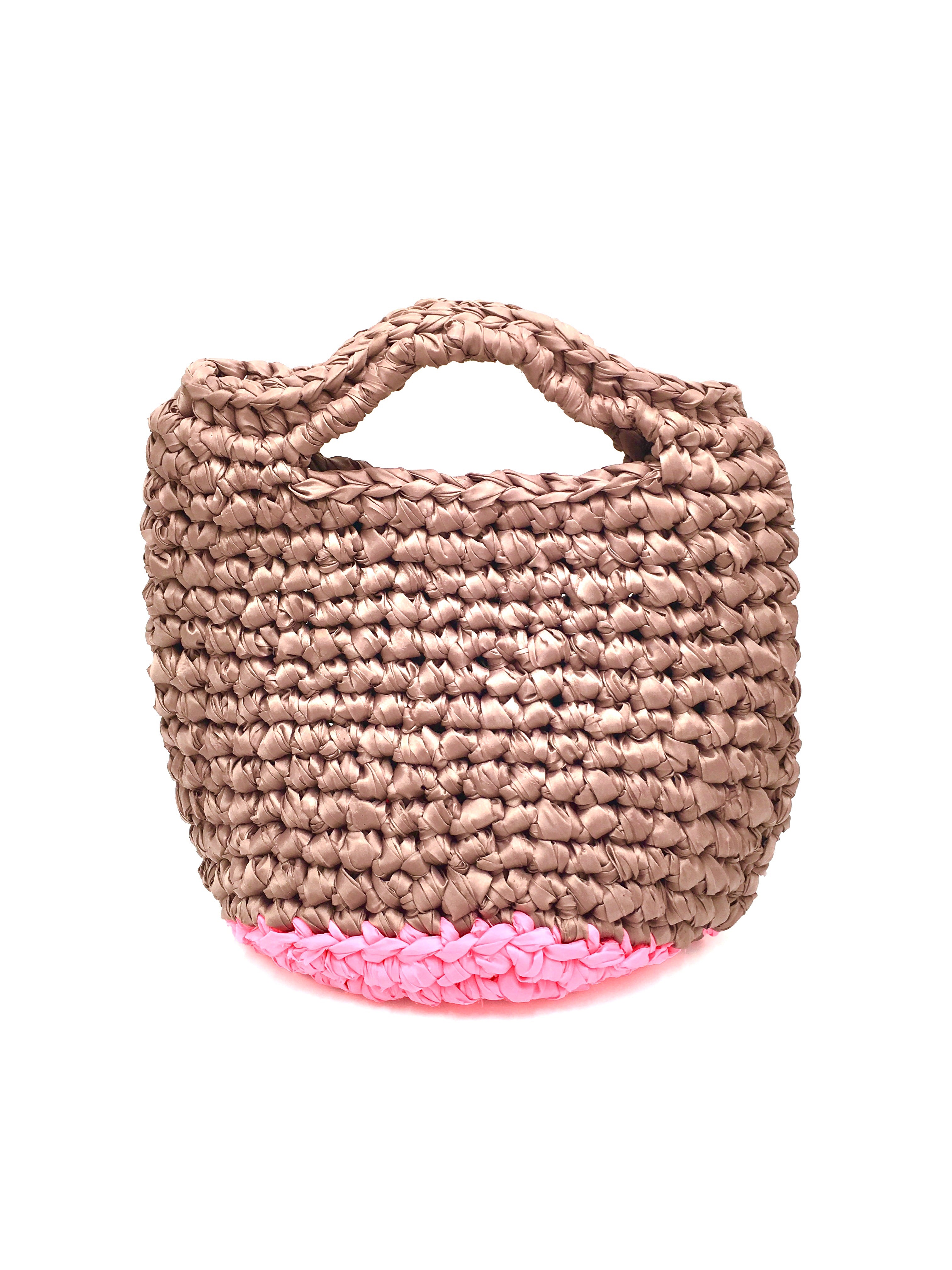 Crochet.me bag light choco