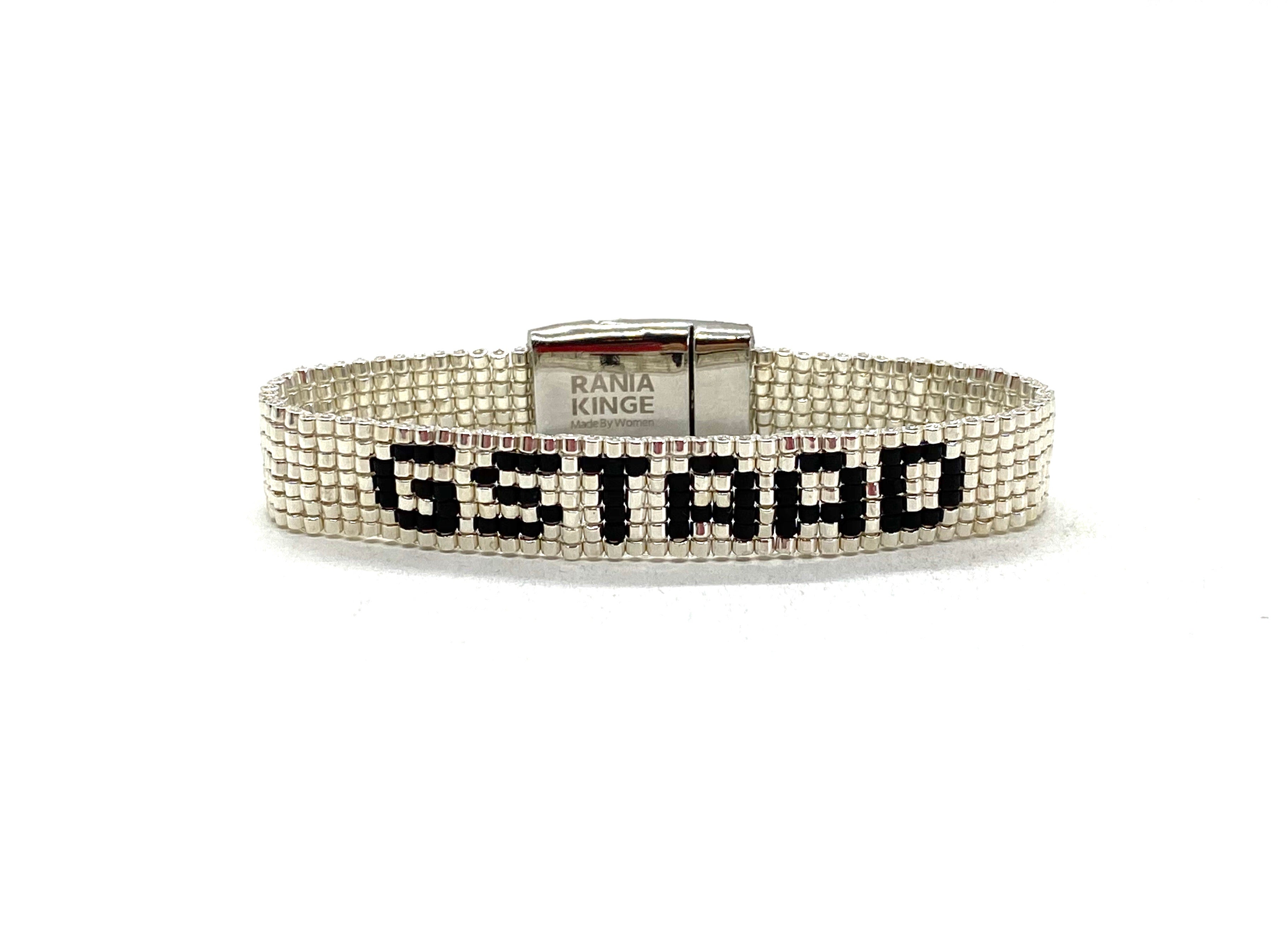 Gstaad metallic miyuki bracelet
