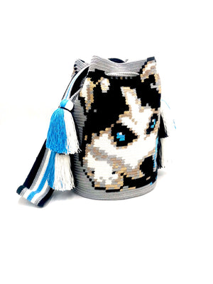 Baby Huski bag, quadruple tassels.