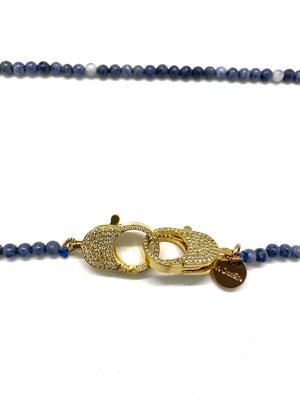 Blue coral Christine necklace