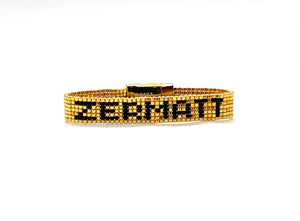 Zermatt metallic miyuki bracelet