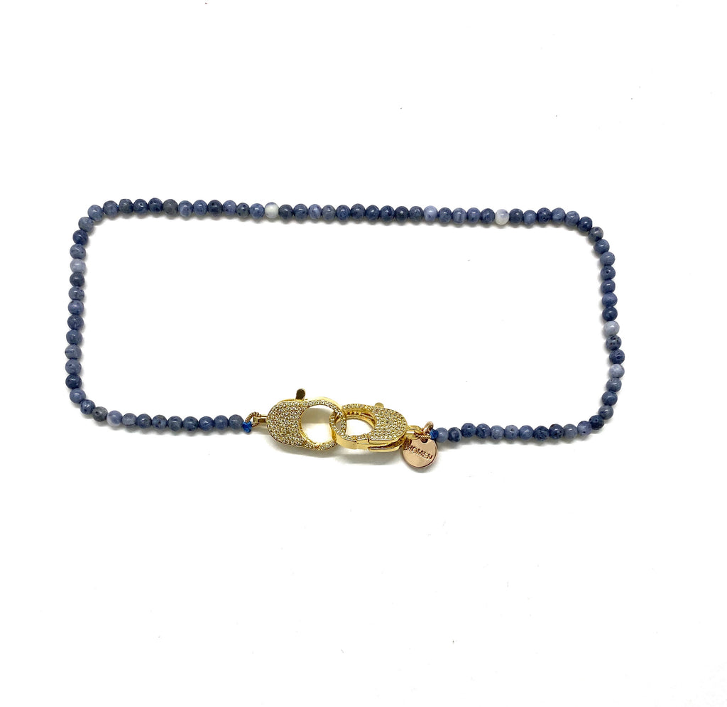 Blue coral Christine necklace