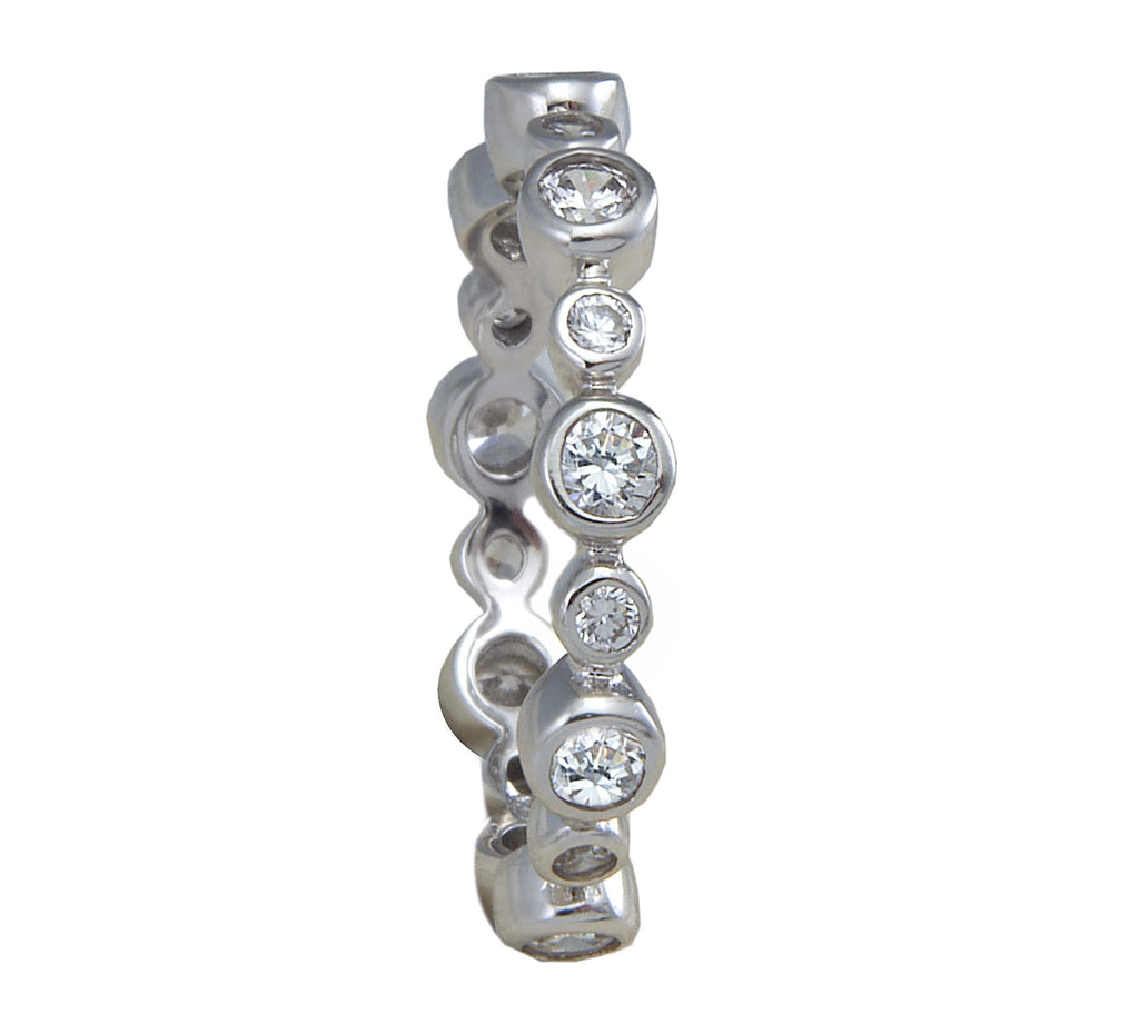 Eternity Ring ‘Bezel' - Silver